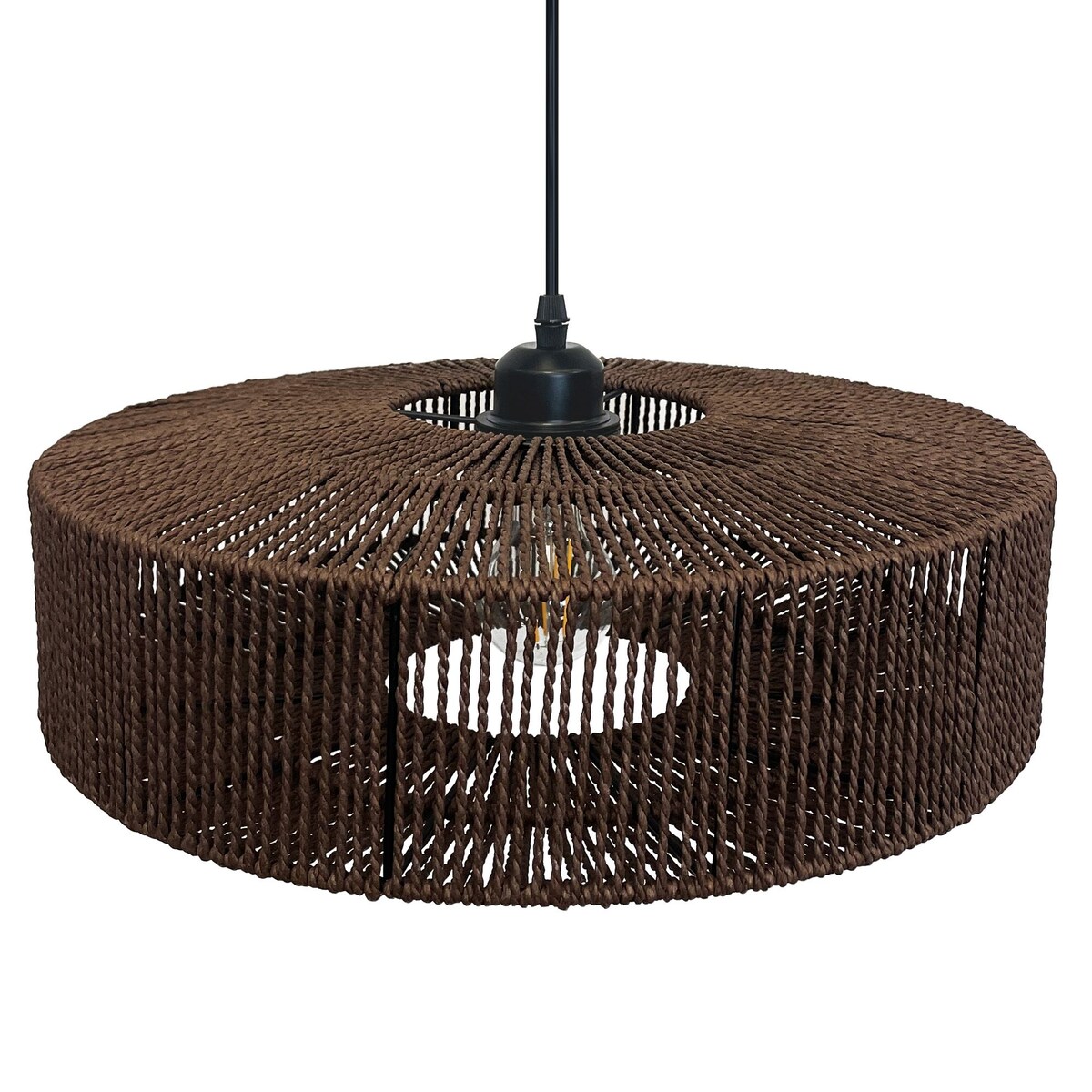 Lampa Wisząca Boho APP1295-1CP Brązowa