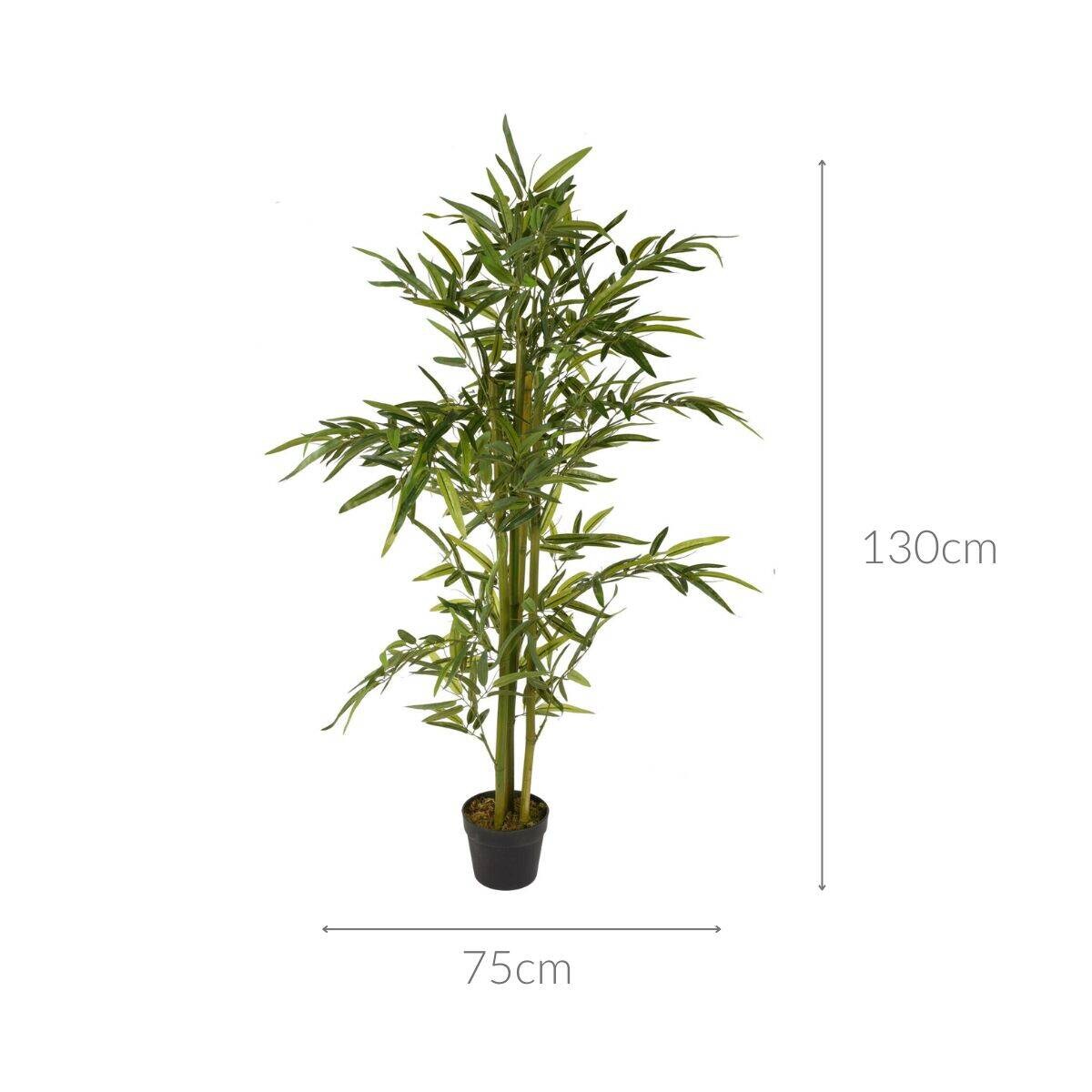 Sztuczne drzewko bambusowe w doniczce, 130 cm
