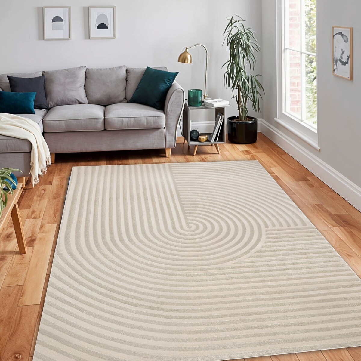 Dywan BALANCE 1921 taupe - Geometryczny, 240x330 cm