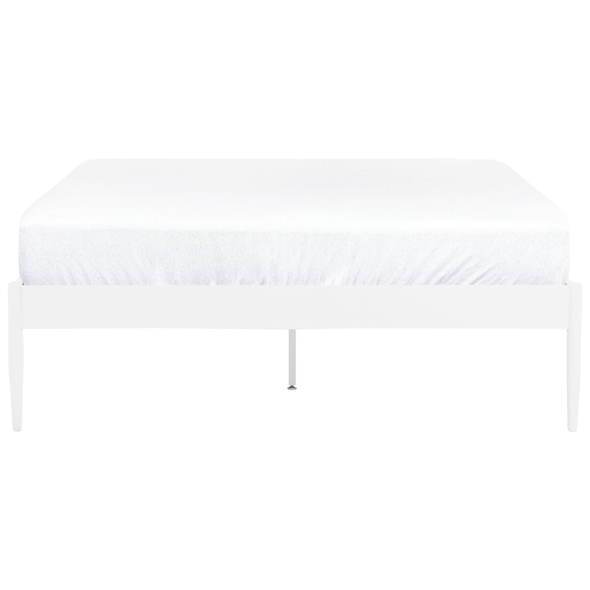 Łóżko metalowe 140 x 200 cm białe VAURS