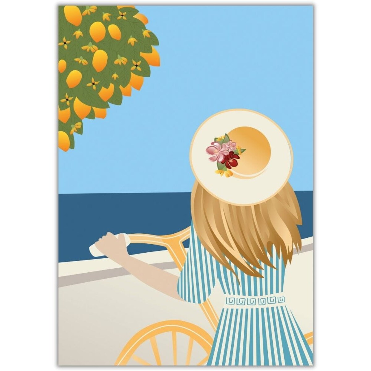 plakat summer graphic 3 21x30 cm