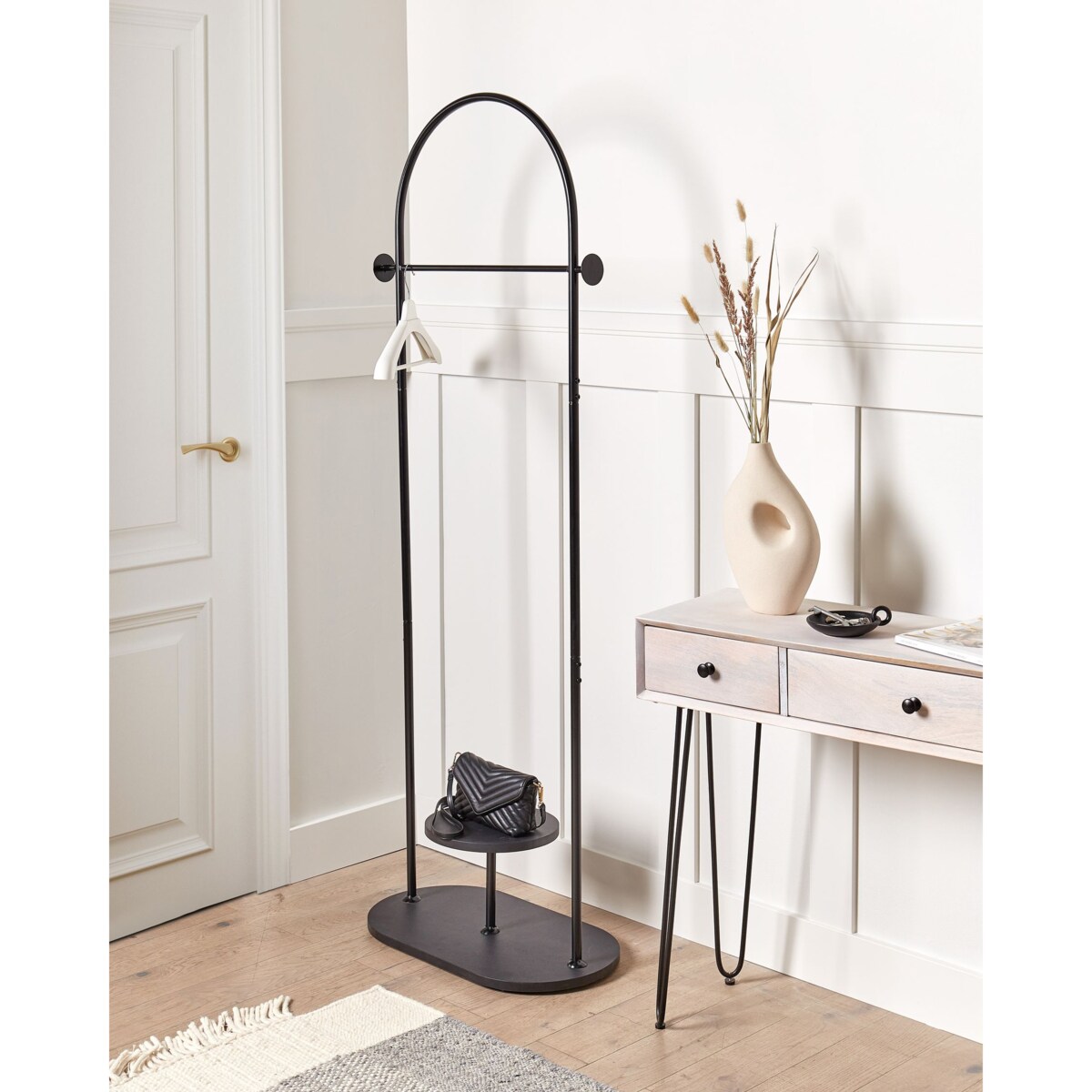 Wieszak stojący czarny HARDIN
