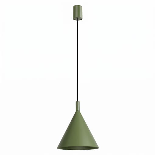 Lampa wisząca NOX 25 zielona oliwka