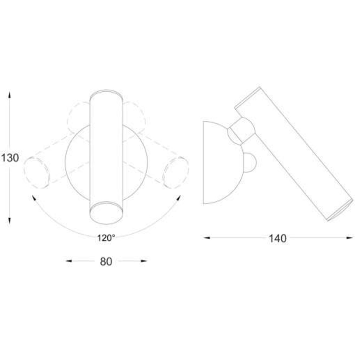Minimalistyczna LAMPA ścienna LOYA W0461-01A-F7F7 Zumaline metalowa OPRAWA kinkiet LED 5W 3000K złoty matowy