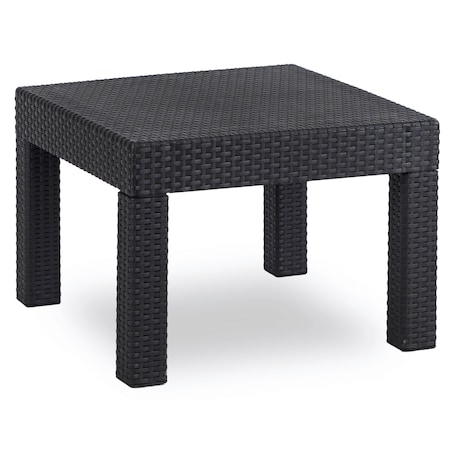 Zestaw Meble Ogrodowe Technorattan Na Taras Ogród Komplet Czarne FRESNO