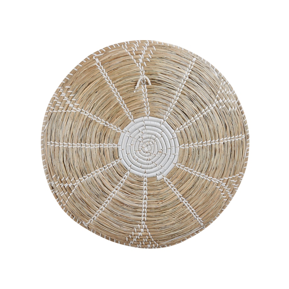 Zestaw 6 dekoracji ściennych z trawy morskiej naturalny PINTANO