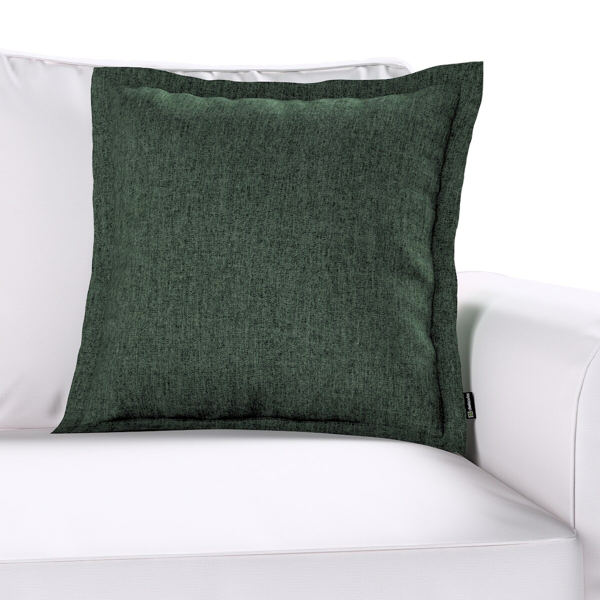 Poszewka Mona na poduszkę 45x45 leśna zieleń szenil