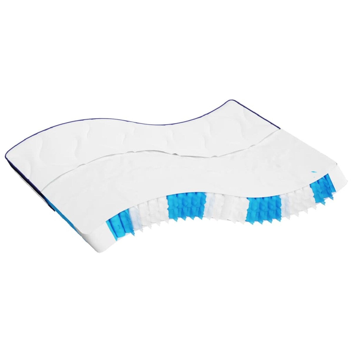 vidaXL Materac kieszeniowy, średnia twardość, 180x200 cm