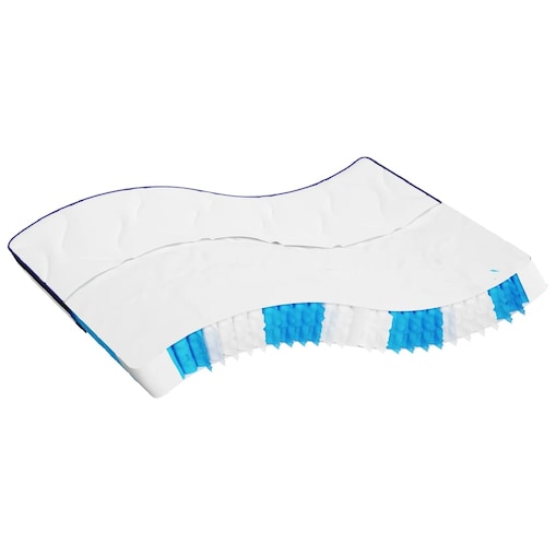 vidaXL Materac kieszeniowy, średnia twardość, 180x200 cm