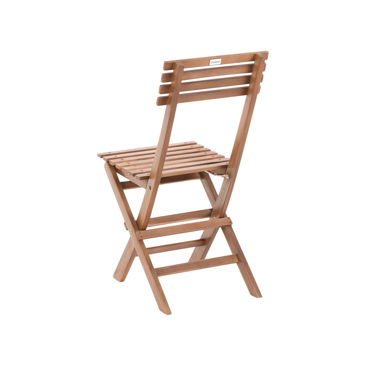 Zestaw mebli balkonowych Składane SOLAROLO Certyfikowane drewno akacjowe Brązowy