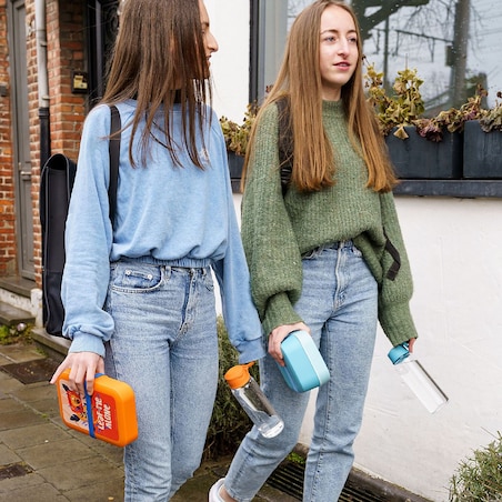 Amuse lunchbox z gumką Leaf me alone