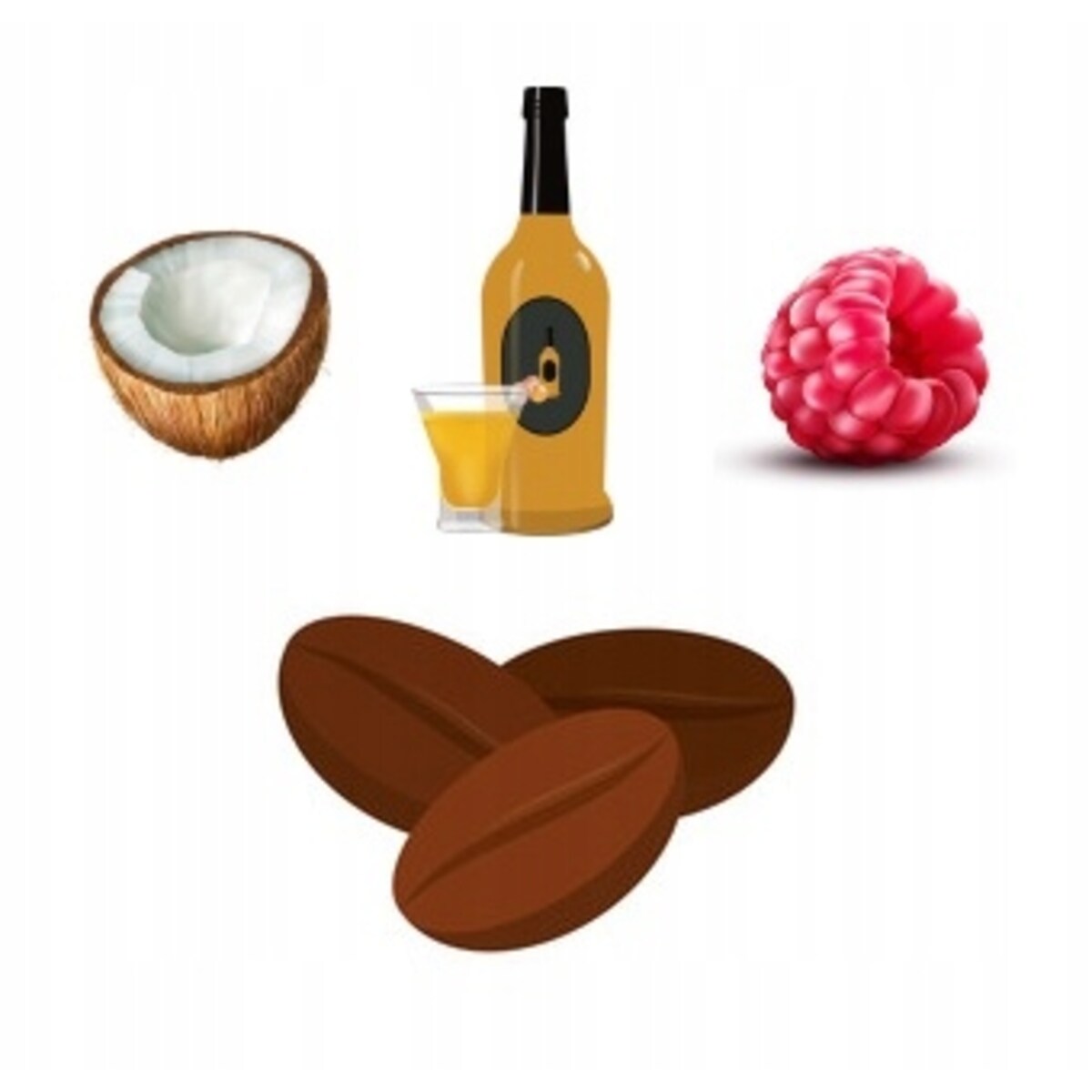 Kawa aromatyzowana o smaku AMORE MIO ziarnista ARABICA PREMIUM Cup&You 200g na prezent upominek dla kobiety mężczyzny faceta mamy taty żony męża