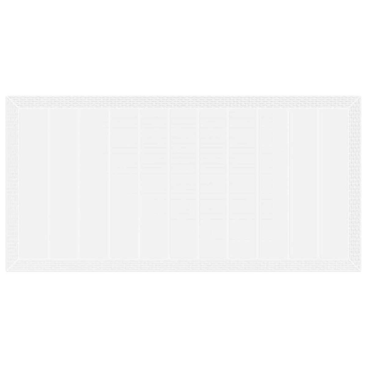 vidaXL Zestaw do jadalni w ogrodzie 7 pcs Biały Rattan Polt