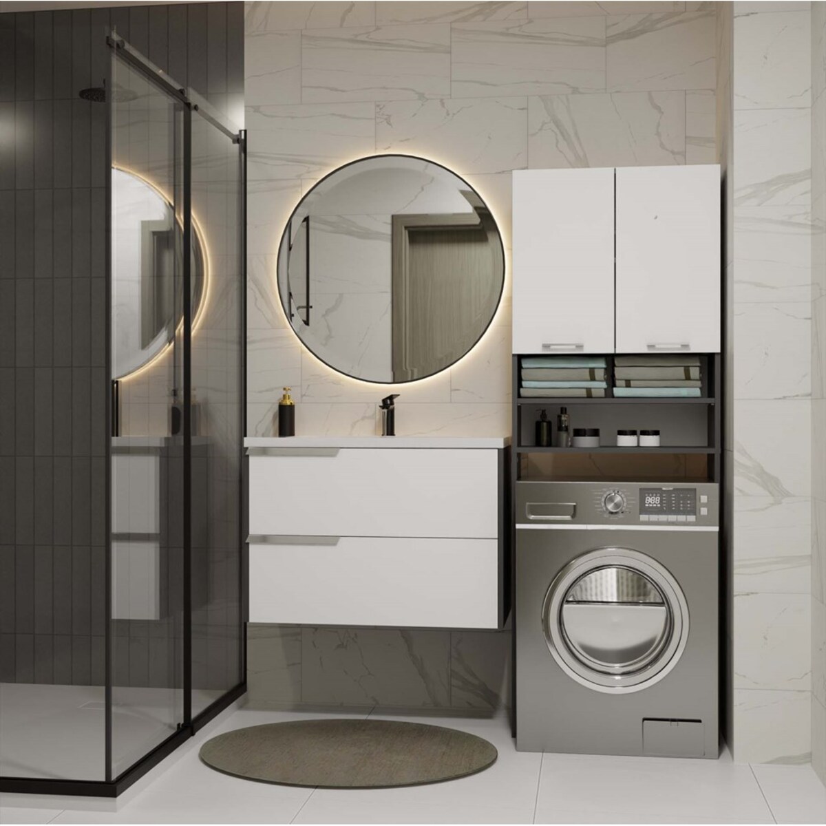 Szafka na pralkę Pola DK ANTBIA