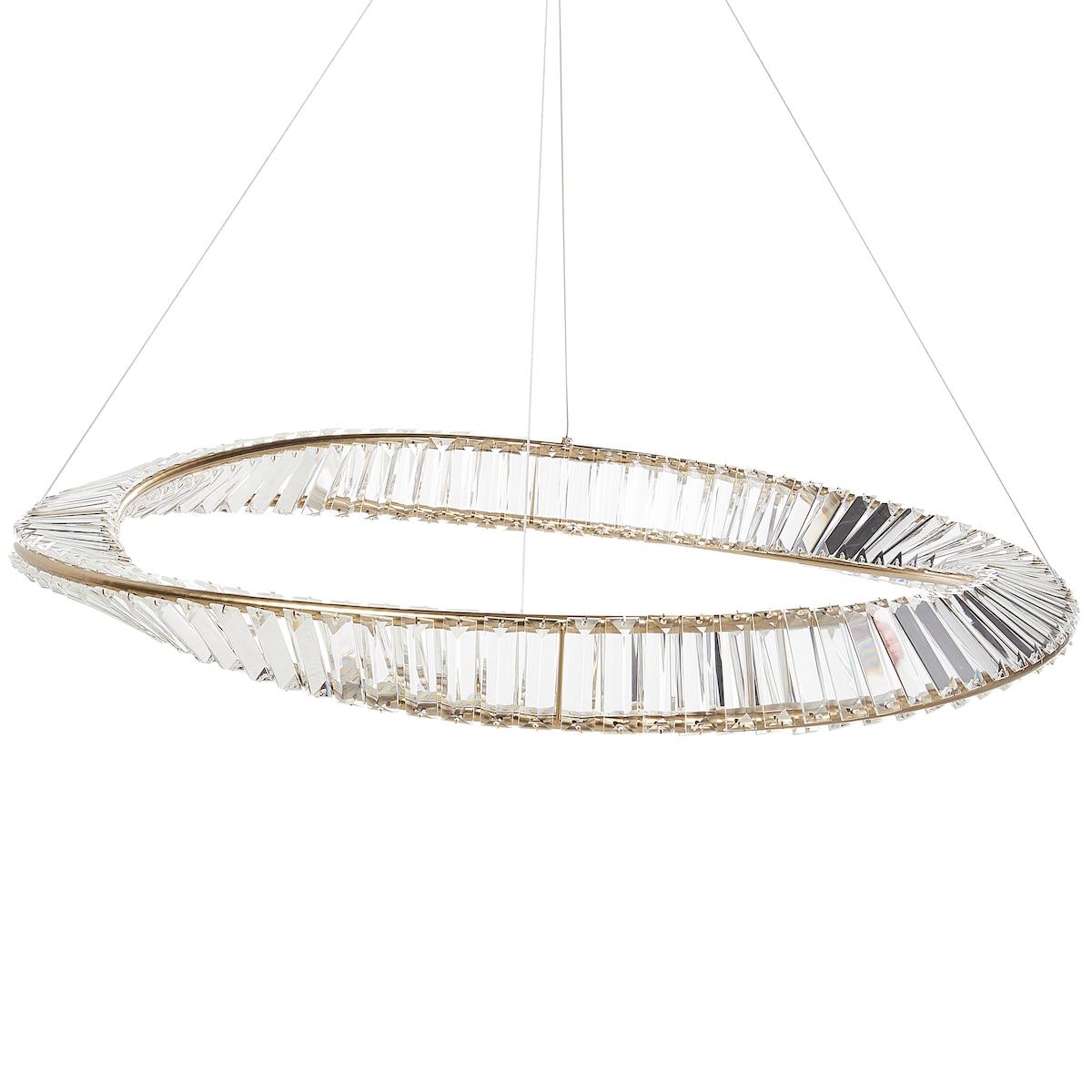 Żyrandol LED ROSENDE Metal Złoty
