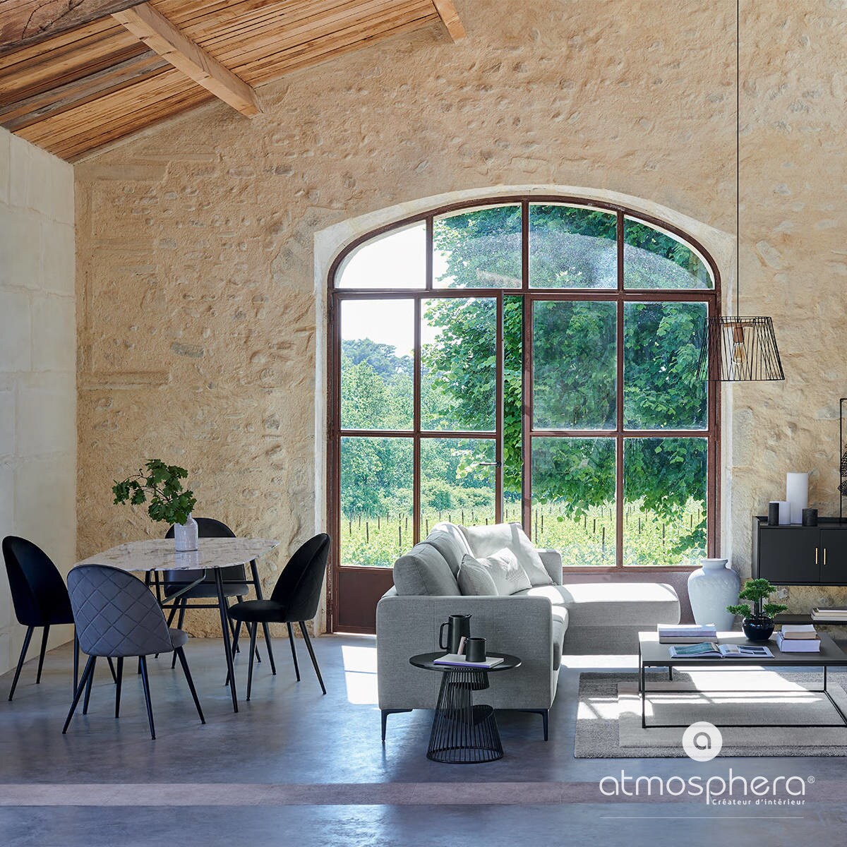 Krzesło tapicerowane do jadalni SLANO