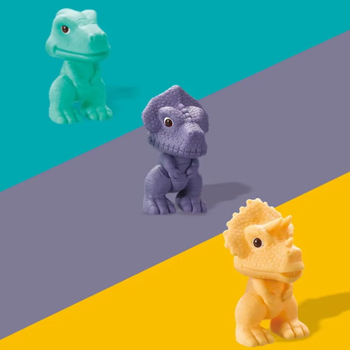 Dinozaury sensoryczne - miękkie klocki 5 szt