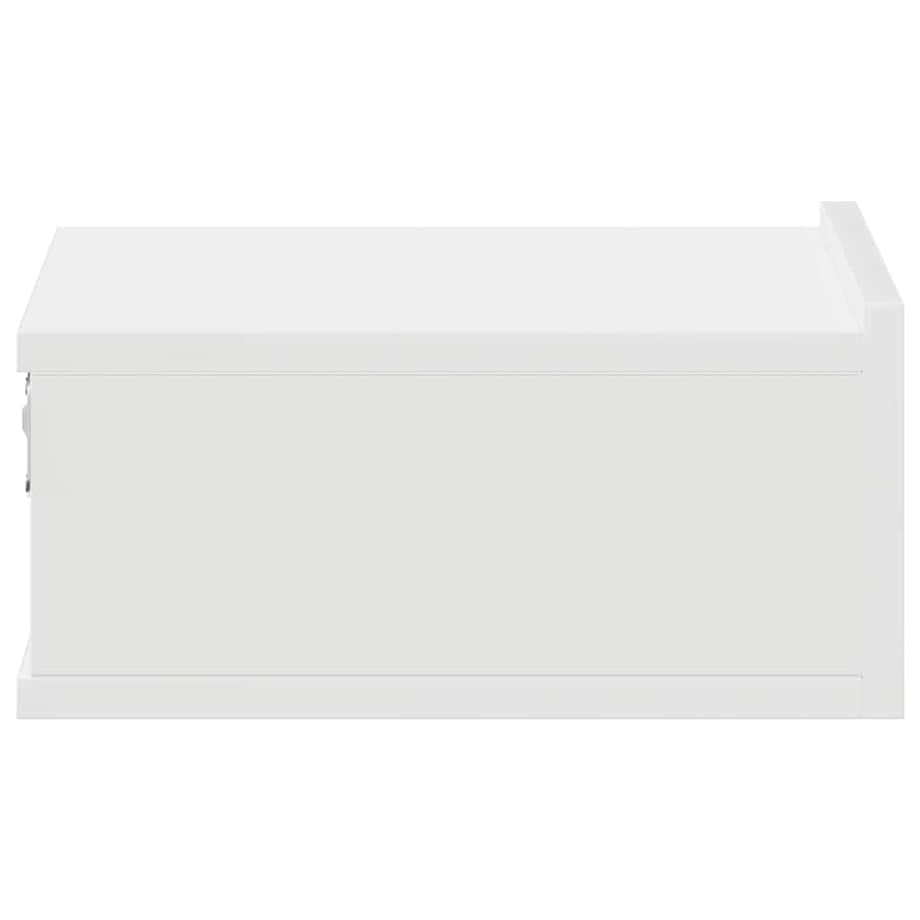 vidaXL Wisząca szafka nocna, biała 40x30x15 cm materiał drewnopochodny