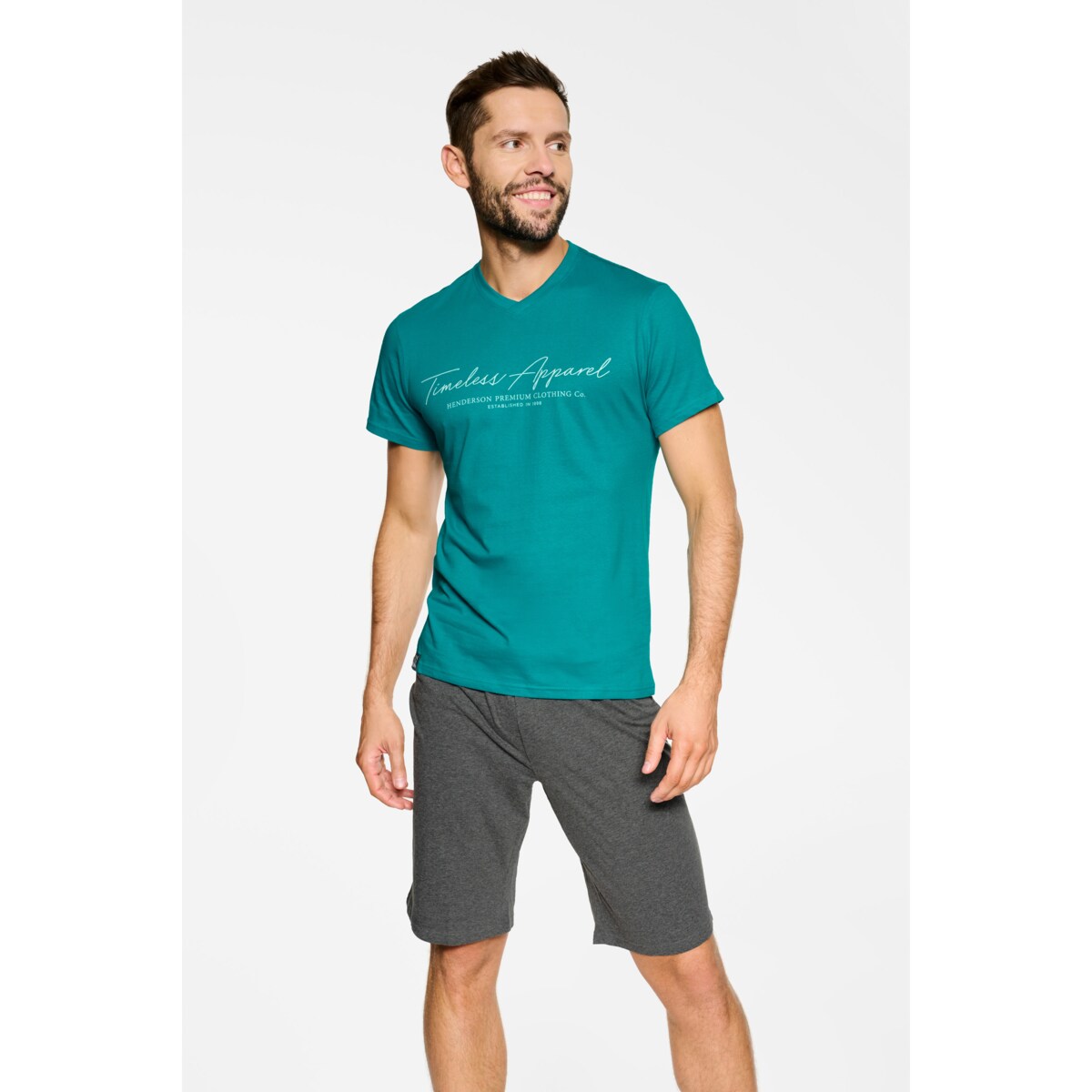 Piżama Pulse 39738-66X Turkusowo-Grafitowy Turkusowo-Grafitowy, XXL