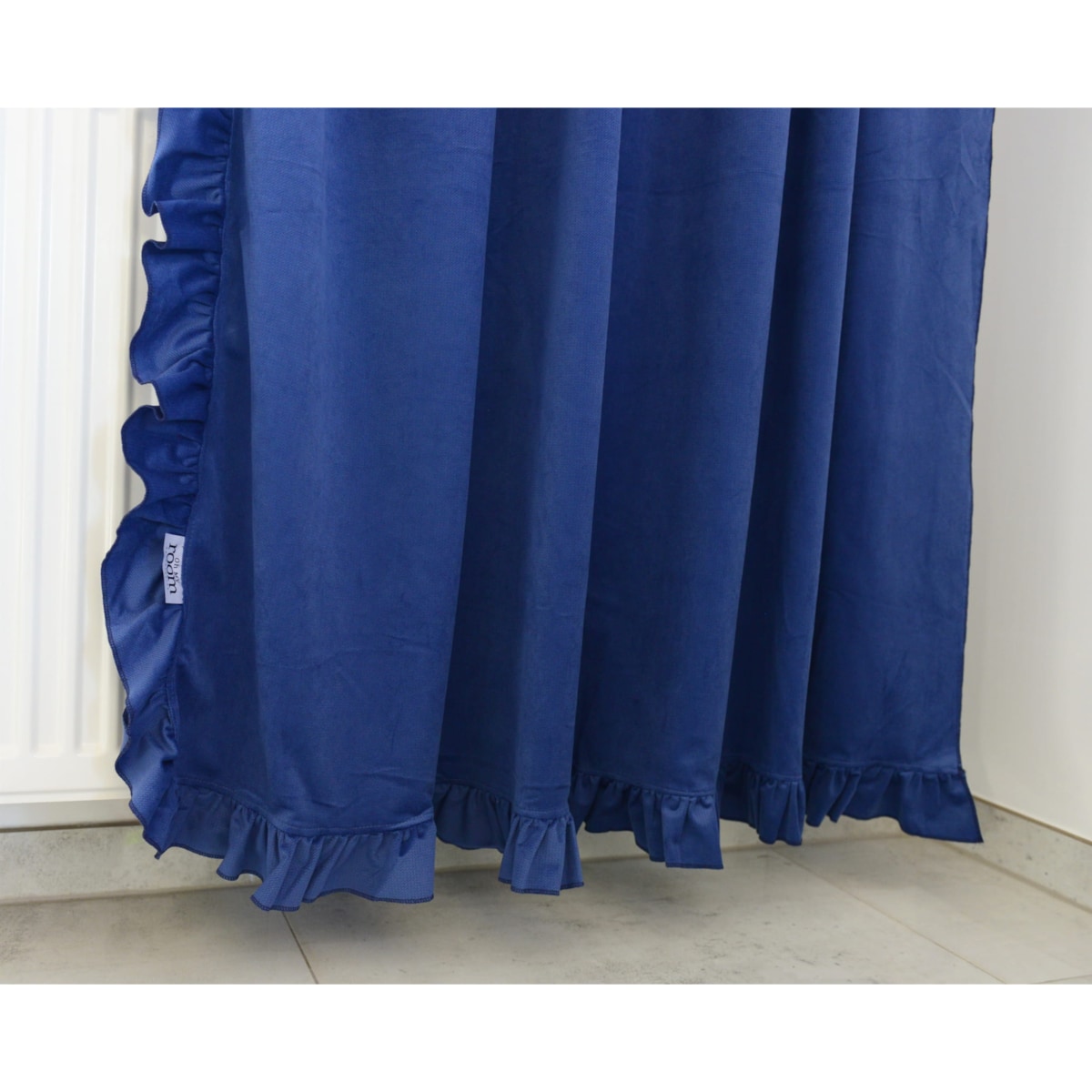 Zasłona Na Okno Okna Z Falbanką Do Salonu Sypialni 150X250 Cm Granat