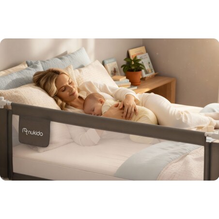 Barierka ochronna do łóżka bramka blokada Nukido 722710