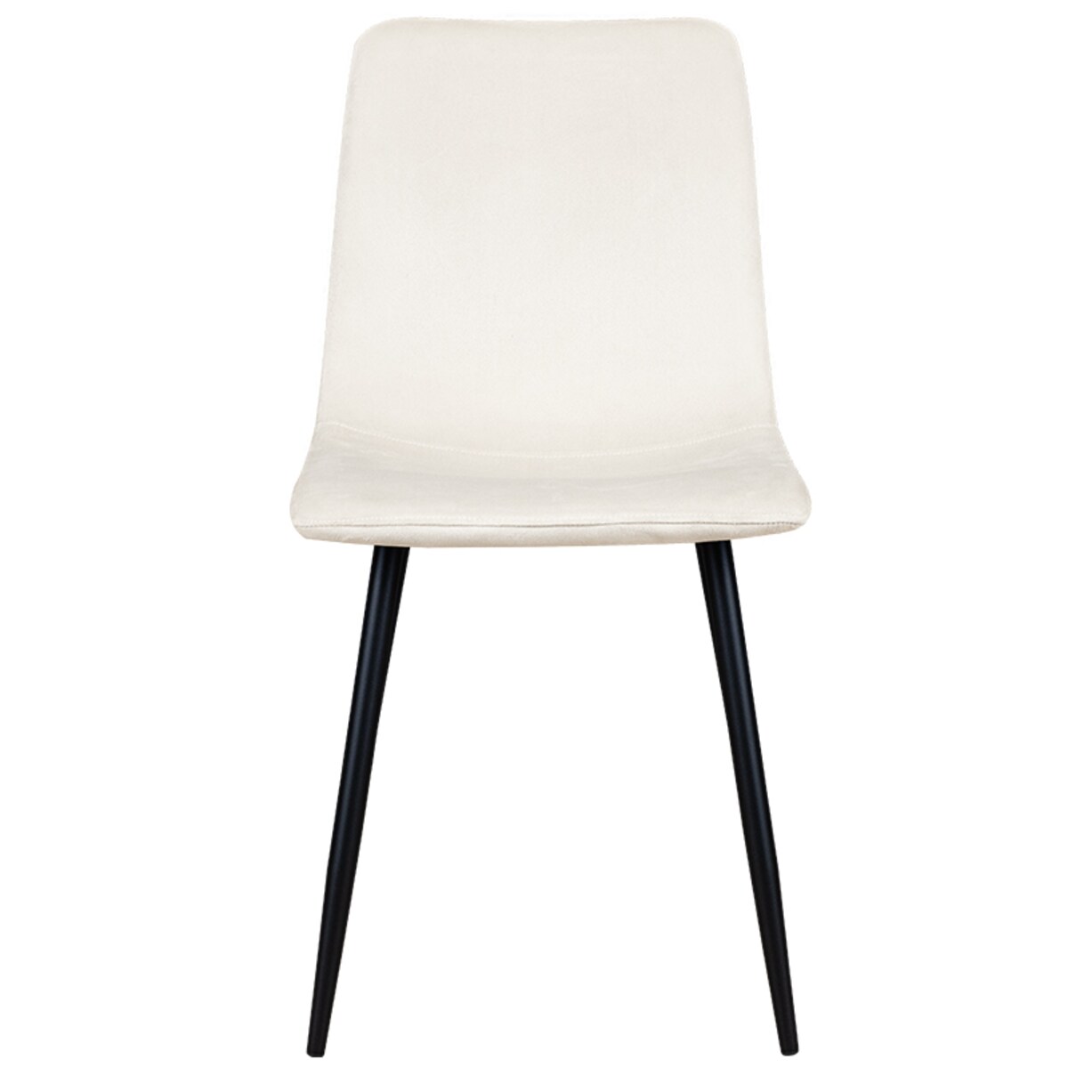 Krzesło tapicerowane klasyczne do salonu jadalni welurowe beżowe gładkie