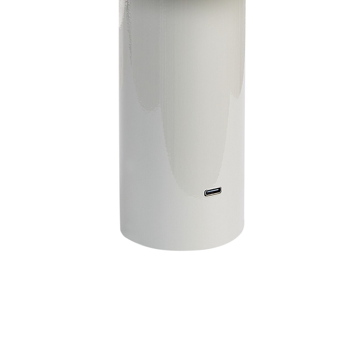 Bezprzewodowa lampa stołowa LED BESOS Ze ściemniaczem Metal Szary
