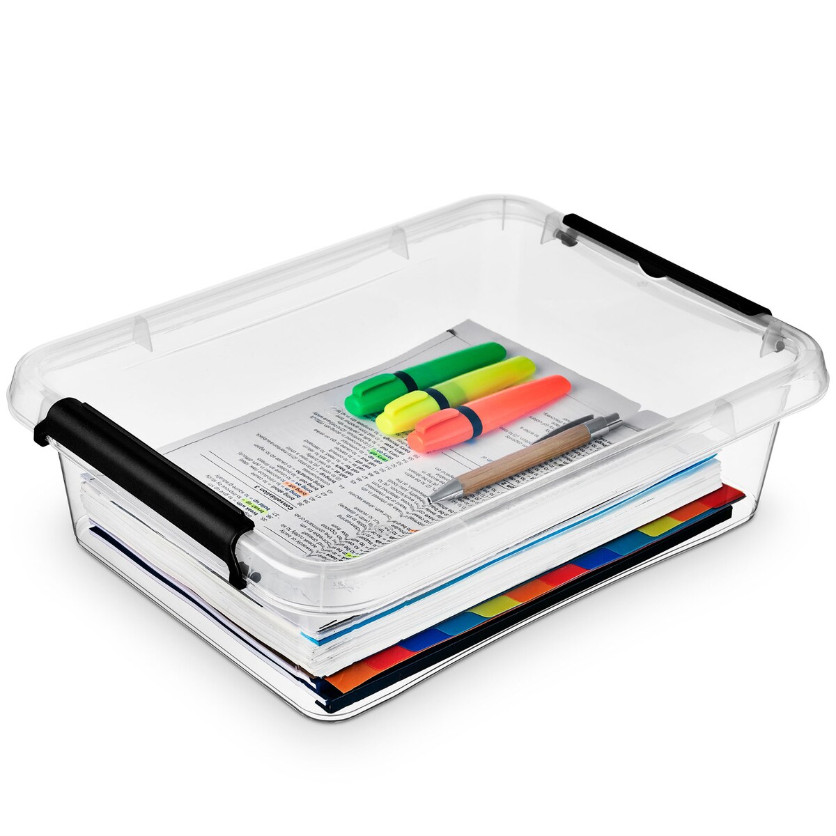 Pojemnik Plastikowy Pudełko Z Pokrywą Pudło Box Do Przechowywania 8,5L