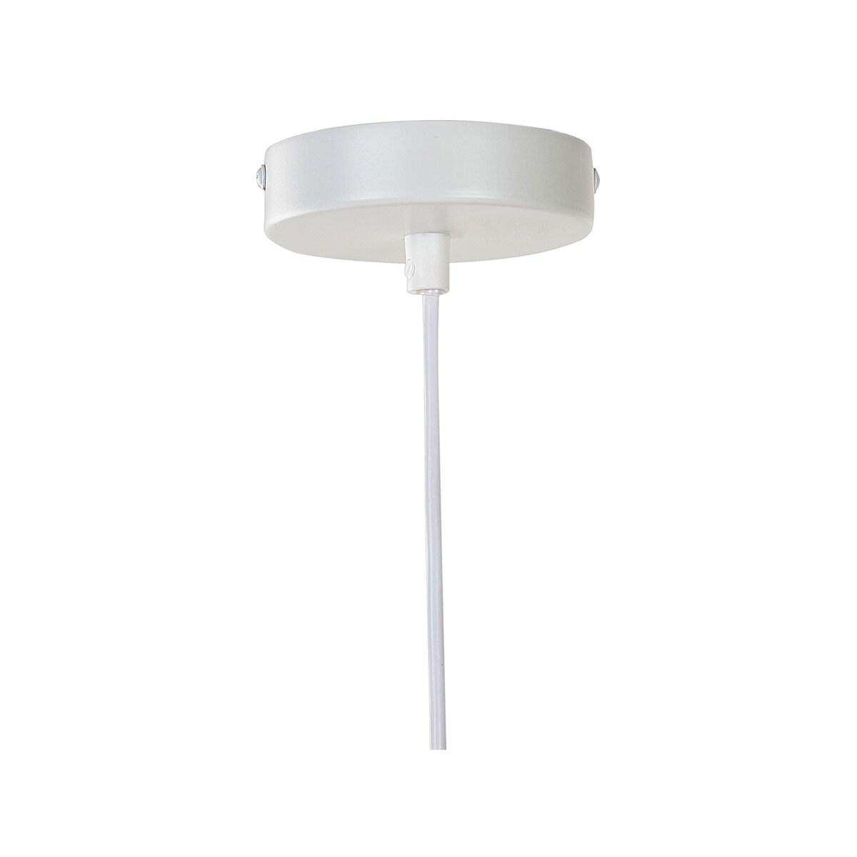 Lampa wisząca metalowa biała PHILS