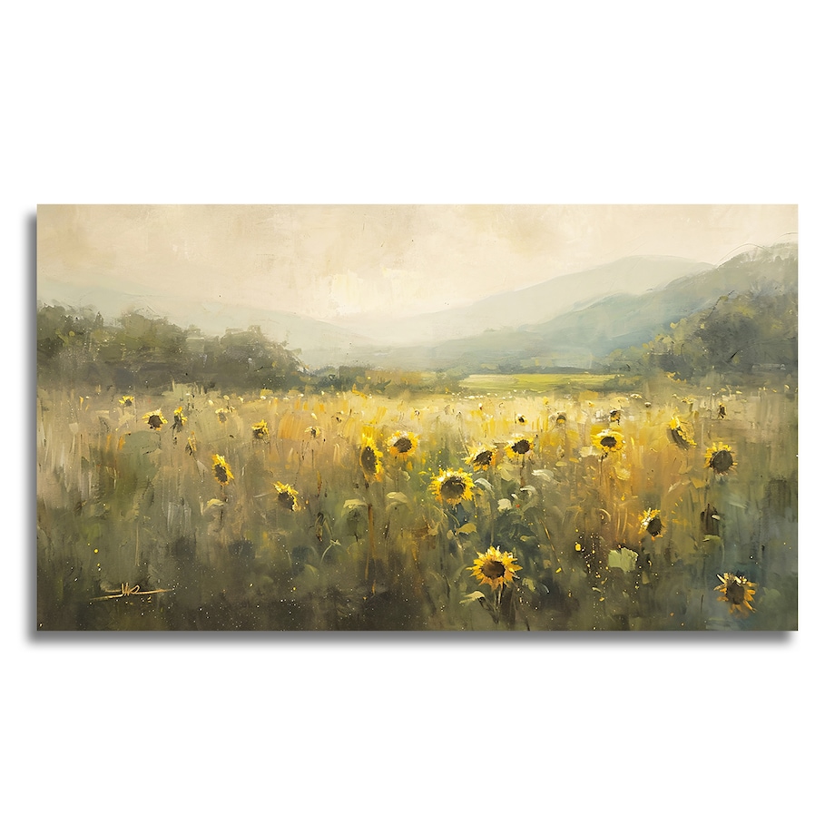 obraz słoneczniki 70cm x 120cm