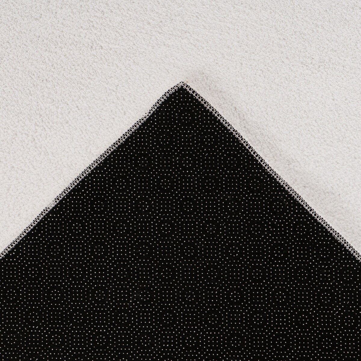 Dywan Jednokolorowy zmywalny antypoślizgowy miękki Calmia Biały 80x280