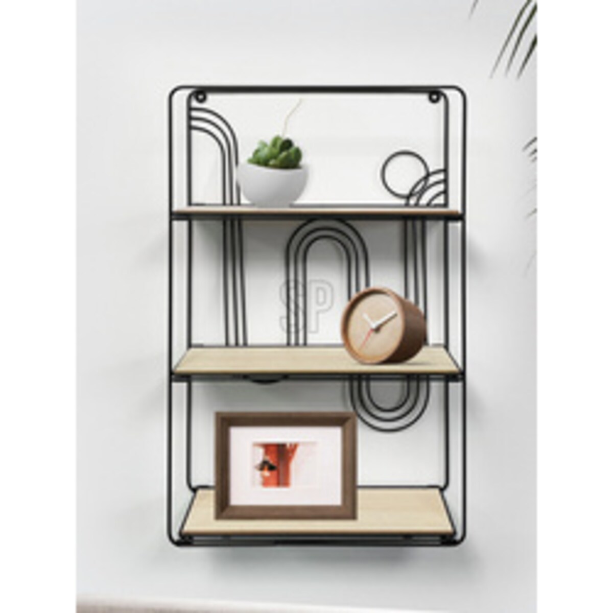 Szafka wisząca, 35 x 12 x 55 cm, 3 piętra, metalowa