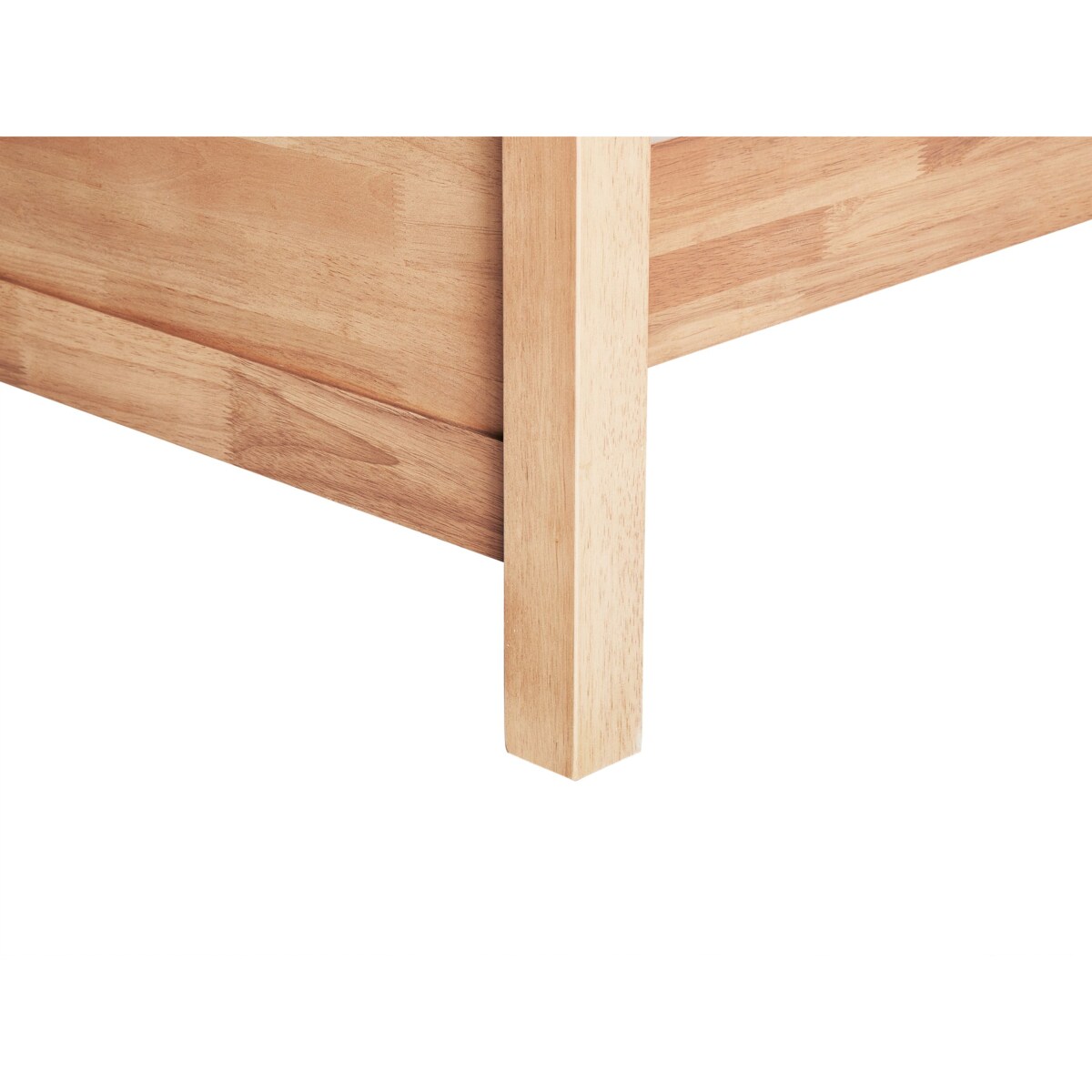 Łóżko Drewno CHAMPAGNAT 140 x 200 cm Jasne drewno