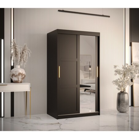 Szafa przesuwna Garderoba RAMIRO 2 100 gł. 62 czarny