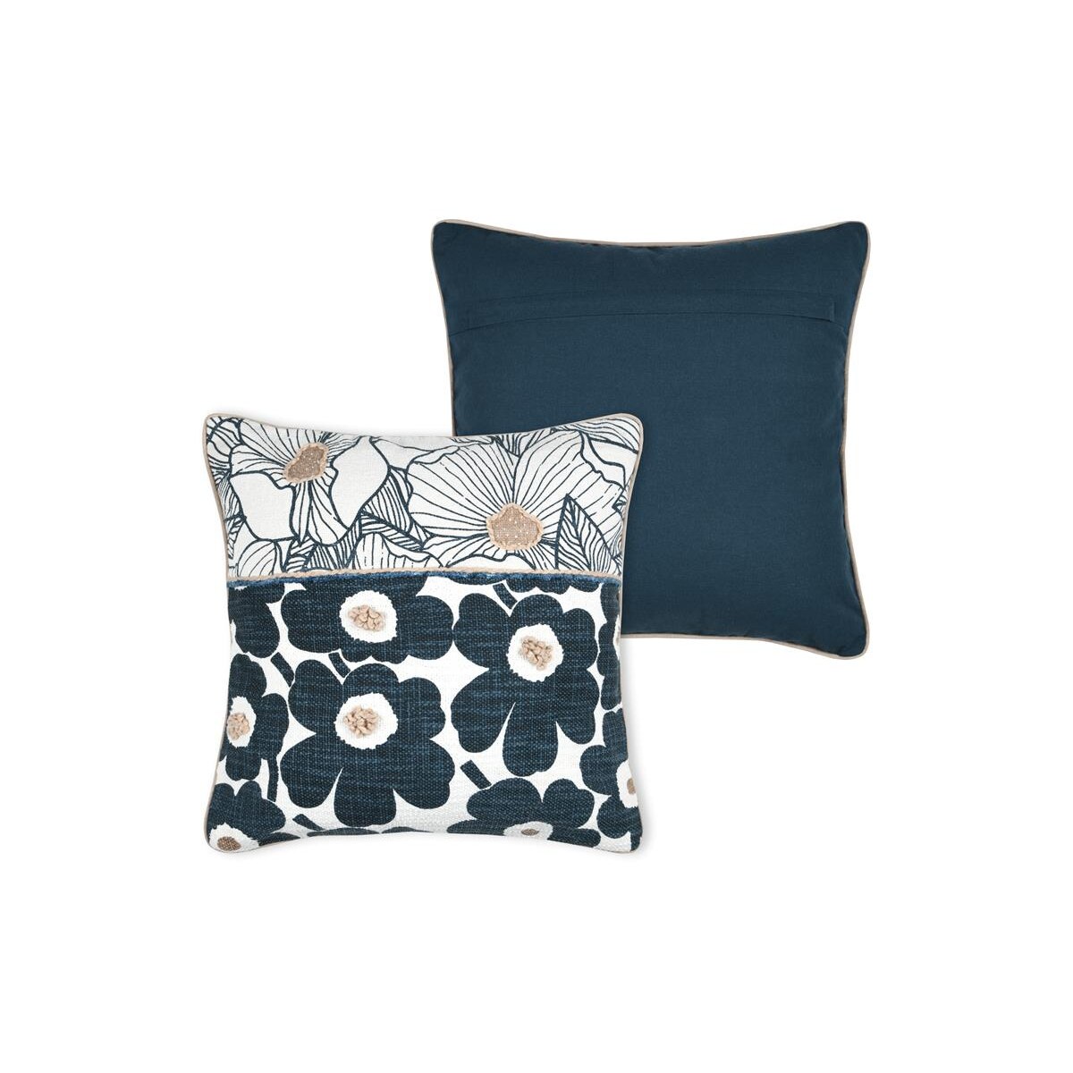 Poduszka dekoracyjna, bawełniana, EUGENIE, 40 x 40 cm