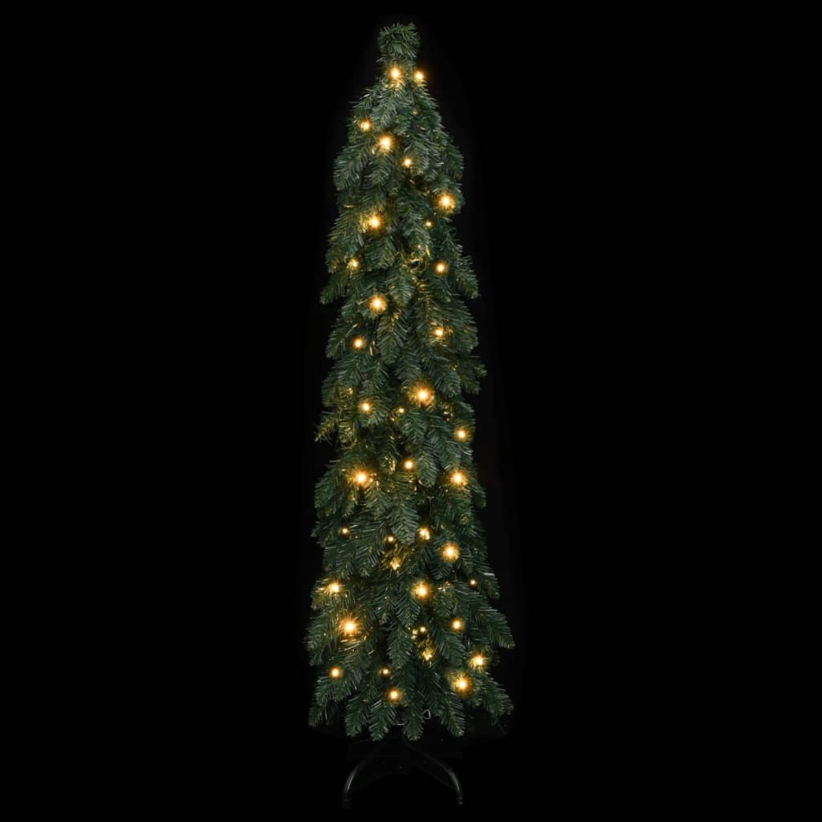 vidaXL Sztuczna choinka z 60 lampkami LED, 120 cm