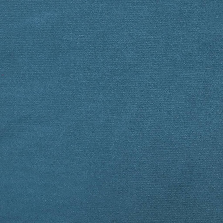 vidaXL Sofa 2-osobowa, niebieski, 120 cm, tapicerowana aksamitem