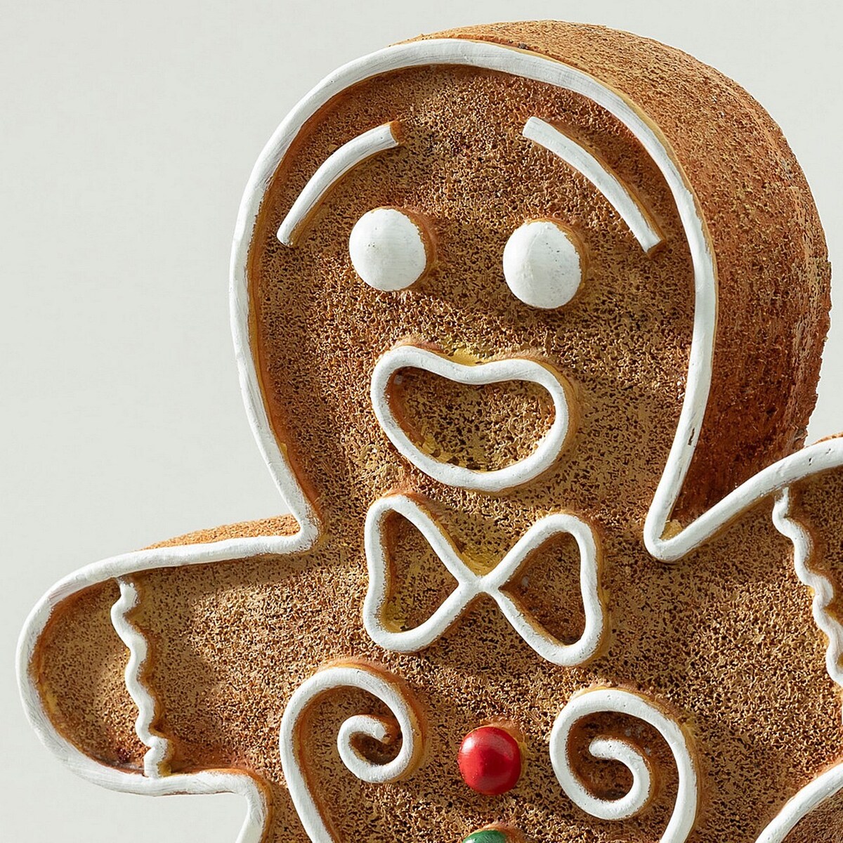 Figurka dekoracyjna Gingerbread Man II 25x7x30 cm boże narodzenie, święta, świąteczne, brązowy, 25x7x30 cm