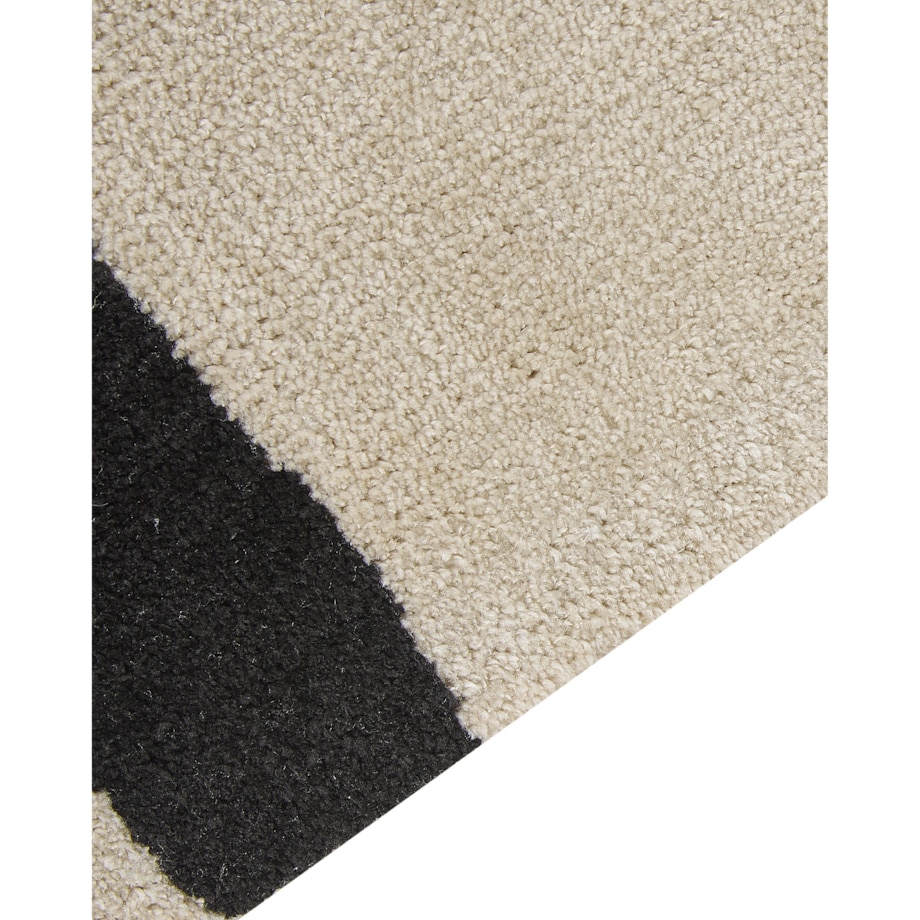 Dywan 300 x 400 cm beżowo-czarny KOLPUR