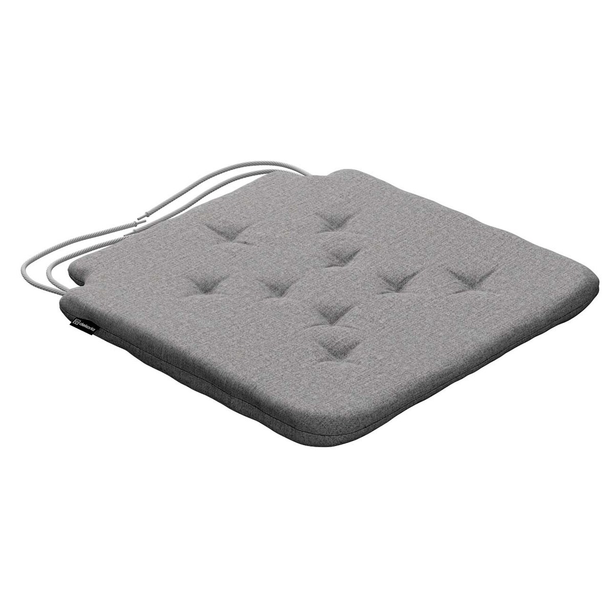 Poduszka na krzesło Olek, szary, 42 x 41 x 3,5 cm, Edinburgh