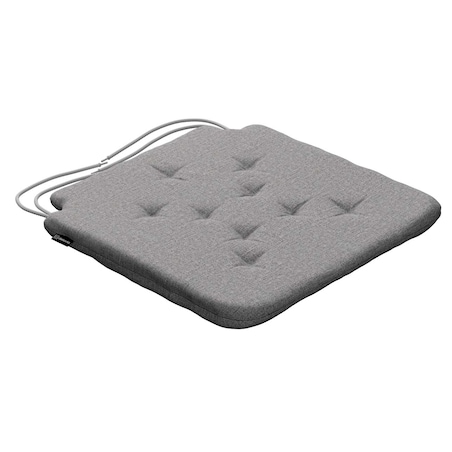 Poduszka na krzesło Olek, szary, 42 x 41 x 3,5 cm, Edinburgh