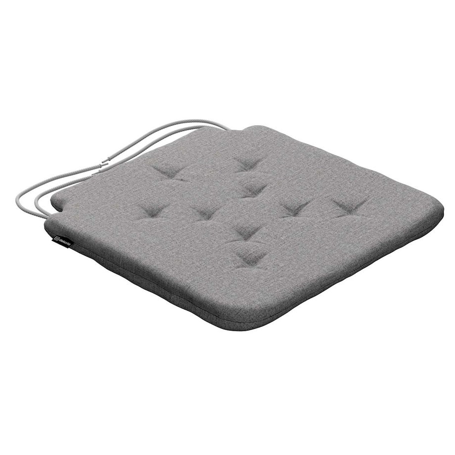 Poduszka na krzesło Olek, szary, 42 x 41 x 3,5 cm, Edinburgh