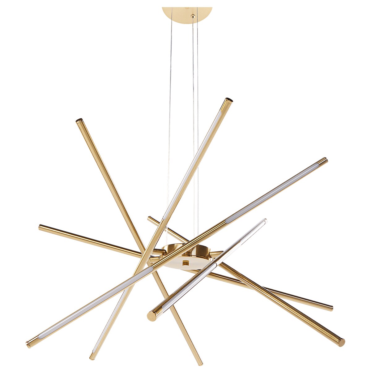 Lampa wisząca LED PALUN Ze ściemniaczem Metal Złoty