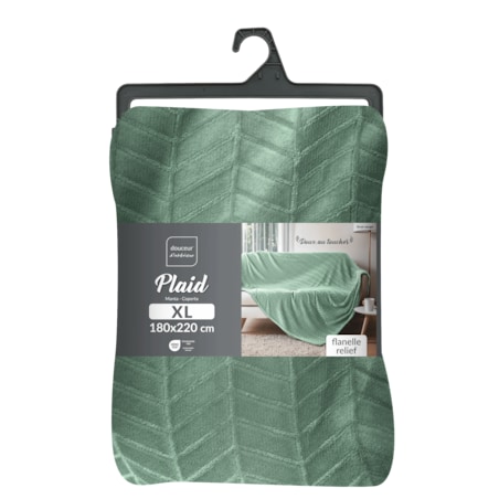 Narzuta flanelowa 180 x 220 cm ARYA