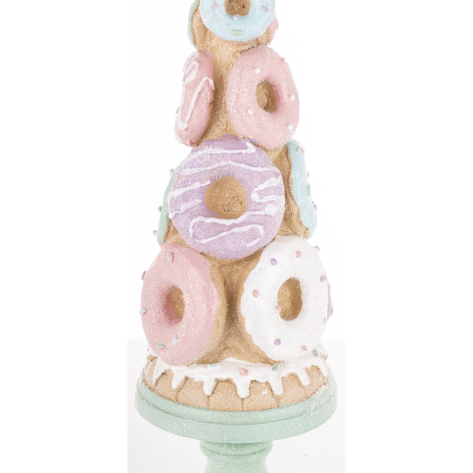 Dekoracja - choinka z ciasteczkami 31x9,5x9,5 cm DONATS