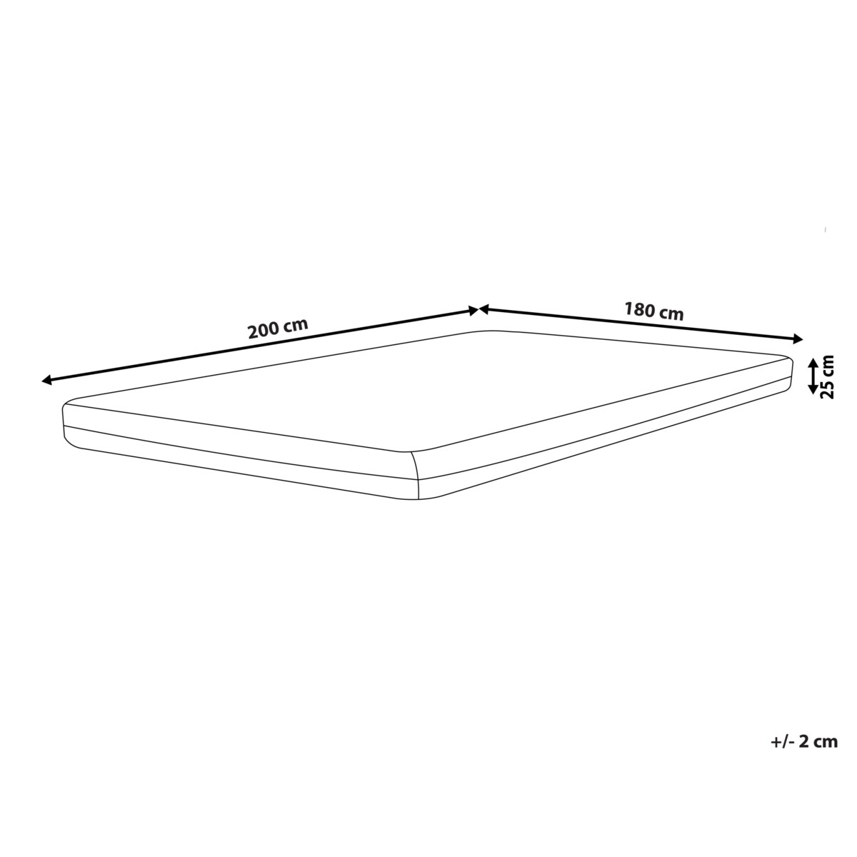 Materac termoelastyczny żelowy COOL FLEX 7 PRO H3/4 twardy 180 x 200 cm