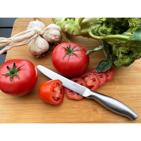 Stalowy nóż kuchenny z ząbkami 12.5cm pojedyńczy KINGHOFF