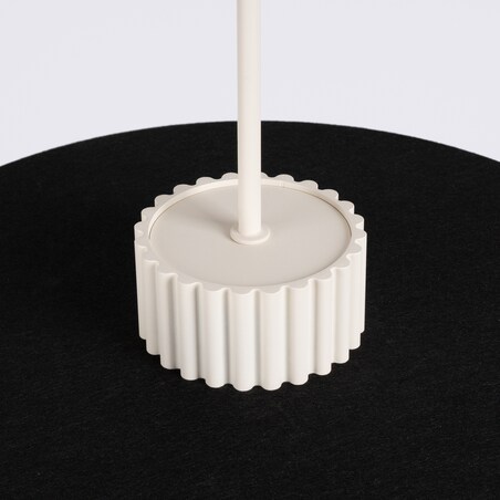 Lampa wisząca OVO 1 beżowa/czarna filc Gx53