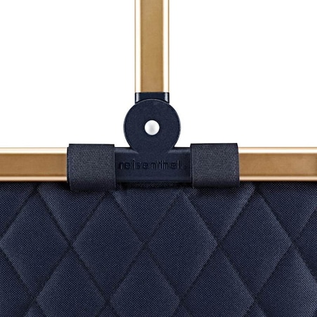 Koszyk carrybag frame rhombus midnight gold, 22 l