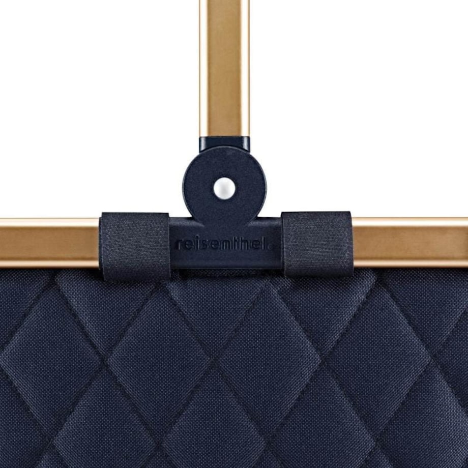 Koszyk carrybag frame rhombus midnight gold, 22 l